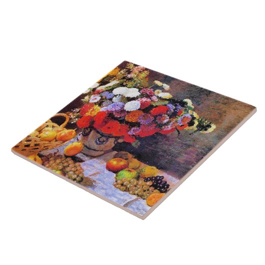 Monet - Flowers and Fruit タイル (側面)