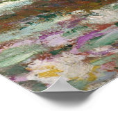 Monet, garden, classic painting ポスター (角)