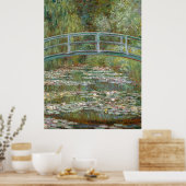 Monet, garden, classic painting ポスター (キッチン)