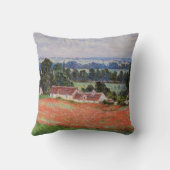 Monet - Gibernyのポピー畑 クッション (裏面)