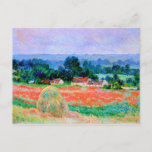 Monet - Haystack at Giverny, 素晴らし art ポストカード<br><div class="desc">Haystack at Giverny，印象派の素晴らしアーティス絵画トClaude Monetの有名なフランスのアート</div>