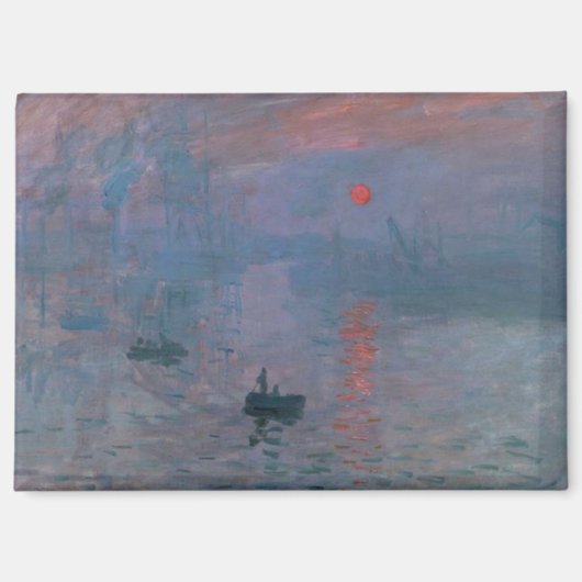 Monet, Impression at Sunrise マグネット (正面)