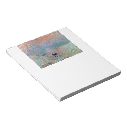 Monet , “ Impression, Sunrise ” ノートパッド (アングル)