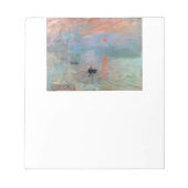 Monet , “ Impression, Sunrise ” ノートパッド (正面)
