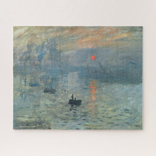 Monet Impression Sunrise Soleil Levant Painting ジグソーパズル