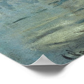 Monet Impression Sunrise Soleil Levant Painting ポスター (角)