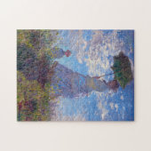 Monet Impressionist People Woman with a Parasol Co ジグソーパズル (横)