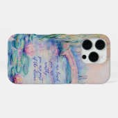 Monet Inspired You Are Loved, Worthy iPhoneケース (裏面横)