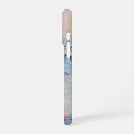 Monet Inspired You Are Loved, Worthy iPhoneケース (左側面)