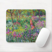 Monet Iris Garden at Giverny Mouse pad マウスパッド (マウス)