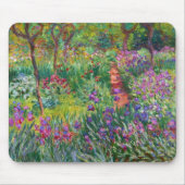 Monet Iris Garden at Giverny Mouse pad マウスパッド (正面)