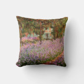 Monet - Irises in Monet's Garden クッション (正面)