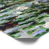 Monet Japanese Footbridge and the Water Lily Pool ポスター (角)