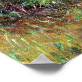 Monet - Landscape at Port-Villez, ポスター (角)