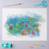 ** Monet Lily PondフローラAngel Decopage AR23   薄葉紙 (クラフト)