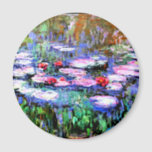 Monet - Los Nenufares (waterlilies) マグネット<br><div class="desc">Los Nenufares,  famous fine art painting by French Impressionist artist Claude Monet</div>