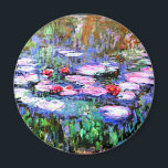 Monet - Los Nenufares (waterlilies) マグネット<br><div class="desc">Los Nenufares,  famous fine art painting by French Impressionist artist Claude Monet</div>