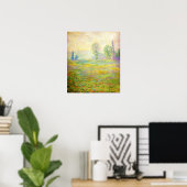 Monet Meadows at Giverny Poster ポスター (ホームオフィス)