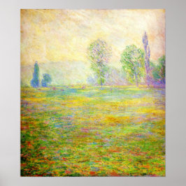 Monet Meadows at Giverny Poster ポスター