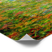 Monet Meadows at Giverny Poster ポスター (角)