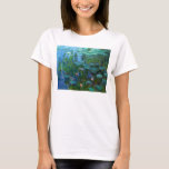 Monet NympheasのスイレンのTシャツ Tシャツ<br><div class="desc">Monet NympheasのスイレンのTシャツ。 キャンバス1915年の油絵。 彼の生命の最後の30年のために、MonetはGivernyで彼のユリの池を絵を描きました。 Nympheasは金持ちと緑の彼のベストの1つをおよび最愛の仕事およびいろいろな使用表します。 Monet、印象主義、スイレンおよびフランスのな芸術のファンのための素晴らしいギフト。</div>