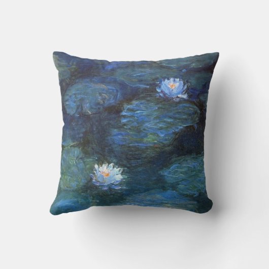 Monet Nympheasの枕 クッション (裏面)