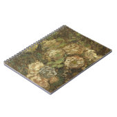 Monet Peony Blossoms Spiral Notebook ノートブック (左側)