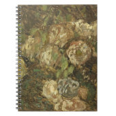 Monet Peony Blossoms Spiral Notebook ノートブック (正面)