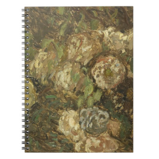 Monet Peony Blossoms Spiral Notebook ノートブック