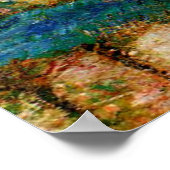 Monet - Poplars on Banks of River Epte in Autumn ポスター (角)