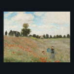 Monet - Poppy Field ポスター<br><div class="desc">Poppy Field by Claude Monet. For more poster-ready images from Zedign Art Series Book 3 "Claude Monet - Paintings & Drawings  Vol 2",  visit https://books.zedign.com/zas/3.html</div>