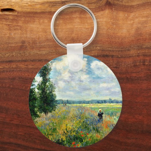 Monet - Poppy Field, Argenteuil キーホルダー (裏面)