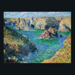 Monet - Port Donnant, Belle Ile, ポスター<br><div class="desc">Port Donnant,  Belle Ile,  famous painting by Claude Monet,  1886.</div>