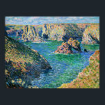 Monet - Port Donnant, Belle Ile, ポスター<br><div class="desc">Port Donnant,  Belle Ile,  famous painting by Claude Monet,  1886.</div>