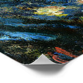 Monet - Port Donnant, Belle Ile, ポスター (角)