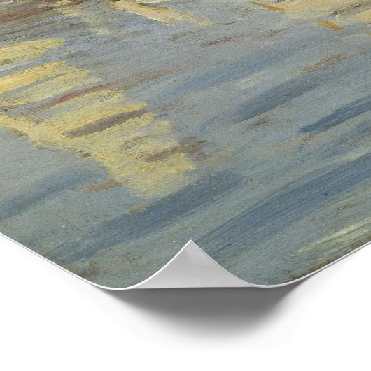 Monet - Regattas At Argenteuil ポスター (角)