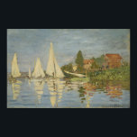 Monet - Regattas At Argenteuil ポスター<br><div class="desc">Regattas At Argenteuil by Claude Monet. For more poster-ready images from Zedign Art Series Book 2 "Claude Monet - Paintings & Drawings  Vol 1",  visit https://books.zedign.com/zas/2.html</div>
