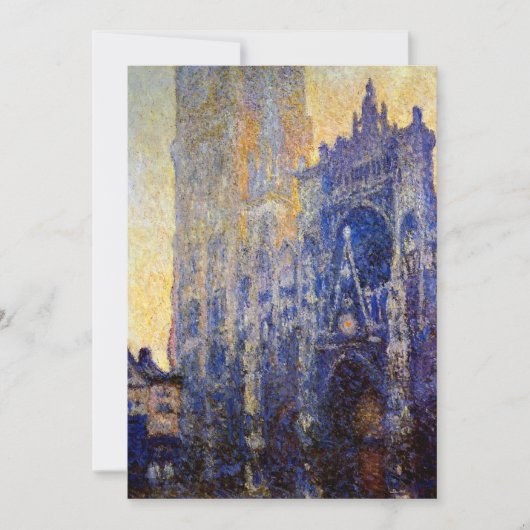 Monet - Rouen Cathedral, Morning Effect カード (正面)