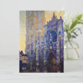Monet - Rouen Cathedral, Morning Effect カード (スタンド正面)