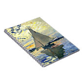 Monet - Sailboat at le Petit Gennevilliers ノートブック (右側)