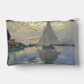 Monet Sailboat French Impressionism Classic Art アクセサリーポーチ (裏面)