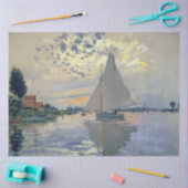 Monet Sailboat French Impressionism Classic Art 薄葉紙 (クラフト)