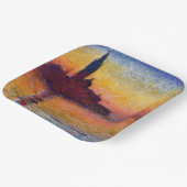 Monet - San Giorgio Maggiore at Dusk, ペーパープレート (傾斜あり)