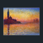 Monet - San Giorgio Maggiore at Dusk, ポストカード<br><div class="desc">サン・ジョルジョ・マッジョーレ(デュスク、印象派絵画のClaude Monet、1908)</div>