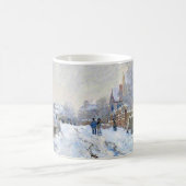 Monet - Snow Scene at Argenteuil コーヒーマグカップ (中央)