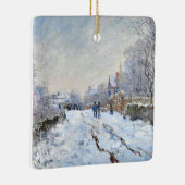 Monet - Snow Scene at Argenteuil セラミックオーナメント (右)