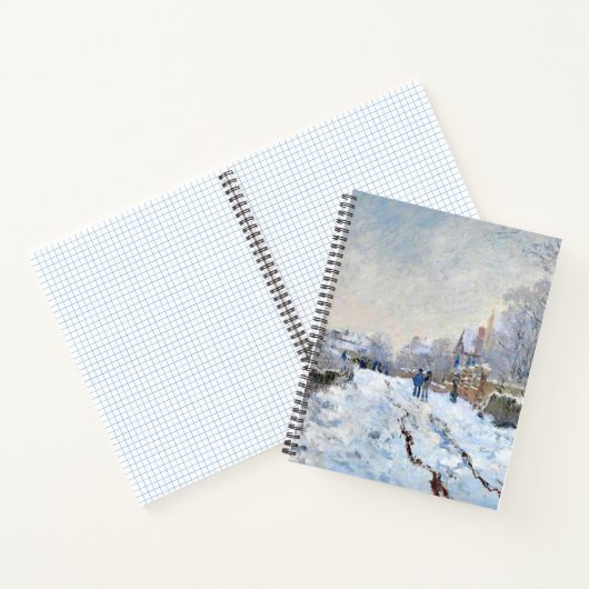 Monet - Snow Scene at Argenteuil ノートブック (内部)