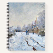 Monet - Snow Scene at Argenteuil ノートブック (正面)