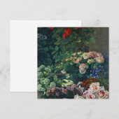 Monet Spring Flowers 招待状 (正面/裏面)