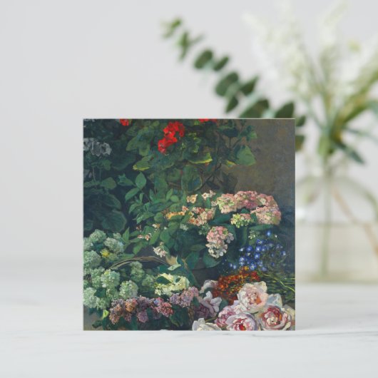 Monet Spring Flowers 招待状 (スタンド正面)